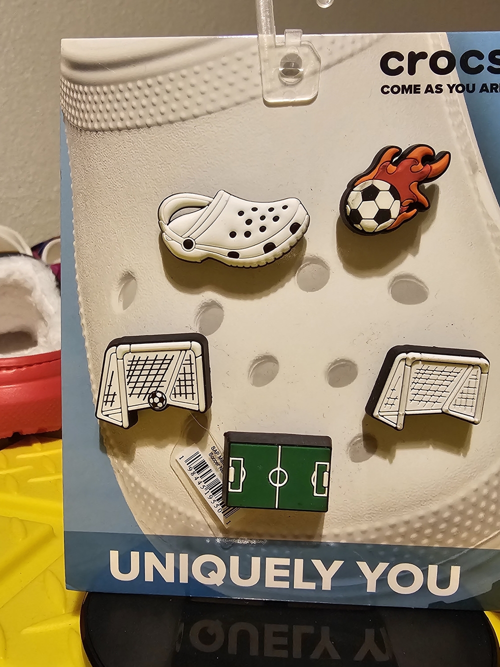 Crocs Soccer Authentic Jibbitz - White, Black, Green, Orange
